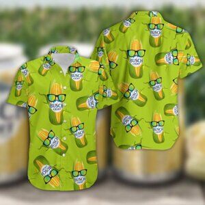 Georgia Bulldogs Palm Horizon Red Hawaiian Shirt Men Women Beach Wear